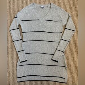 Smartwool Shadow Pine Pointelle Stripe Tunic Sweater Sz XS